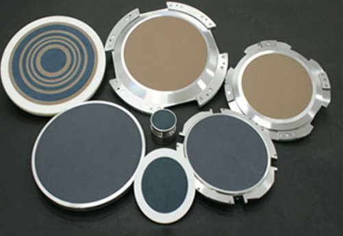 Chuck chân không xốp Alumina