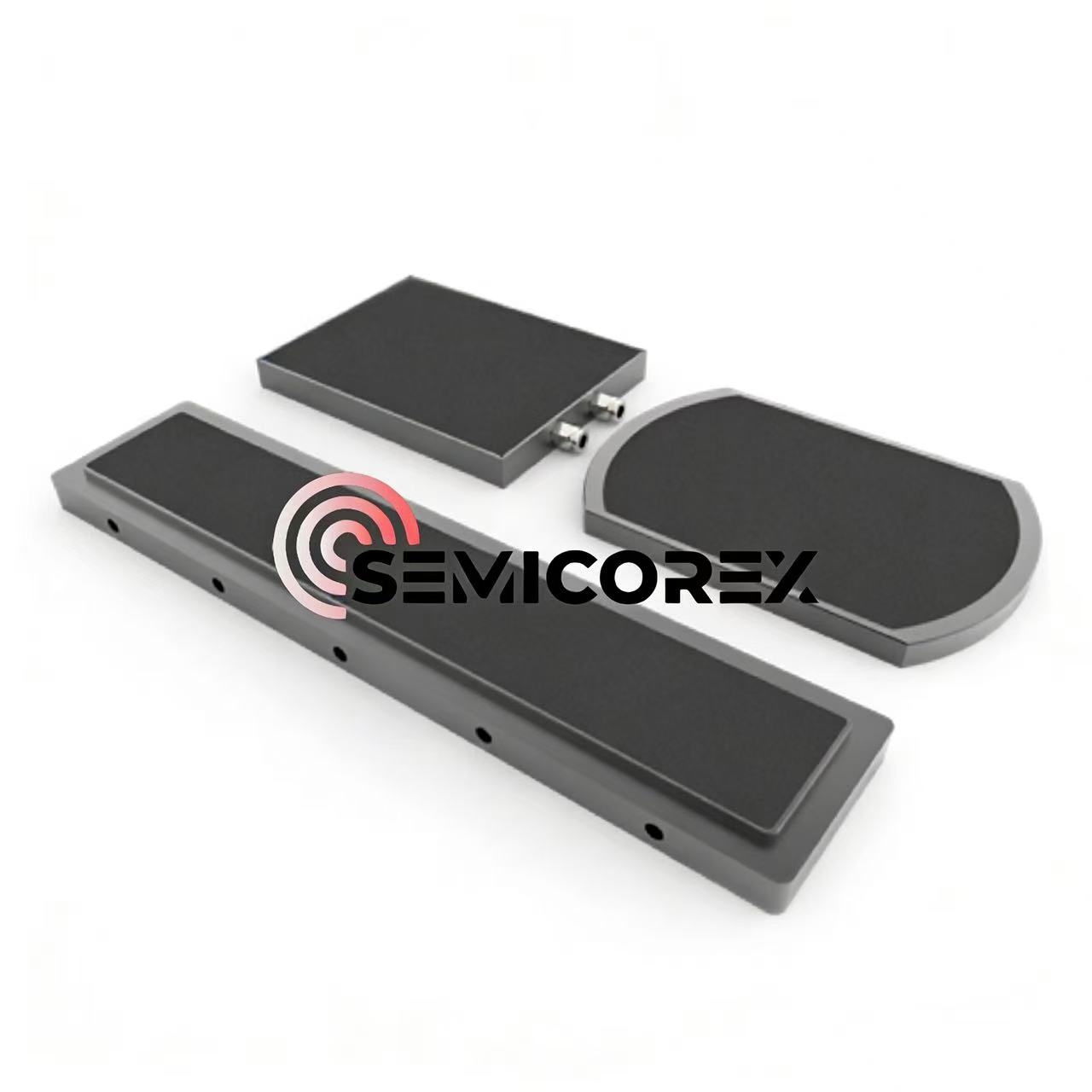 Mâm cặp chân không bằng gốm Alumina đen